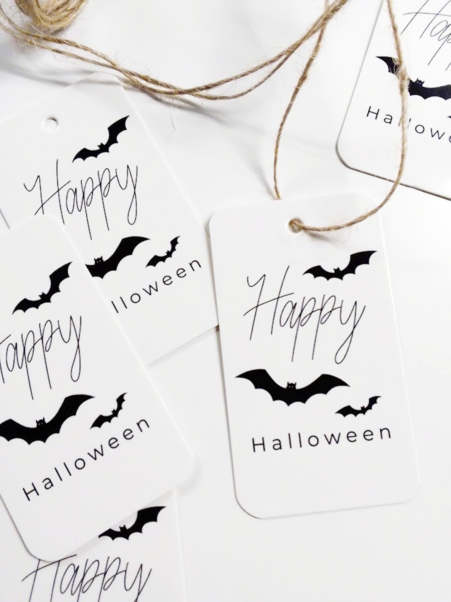 Halloween Geschenkanhänger Fledy